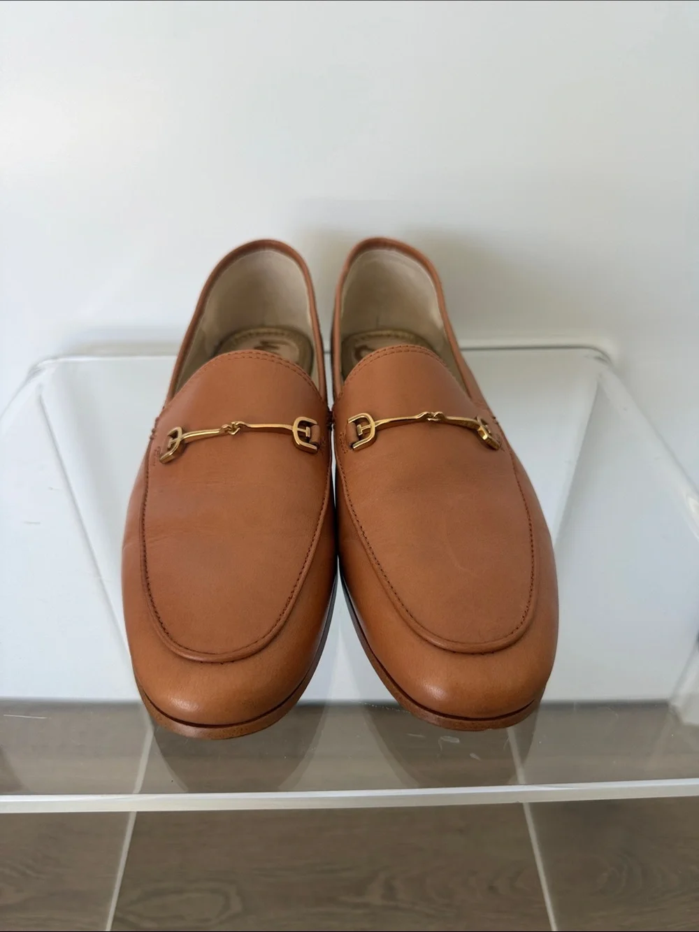 ✨preppy!✨Sam Edelman Lorraine Bit Loafers with Gold Hardware!